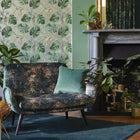 W0083/02 Monkey Business Exotica 2 Gilver Wallpaper by Clarke & Clarke