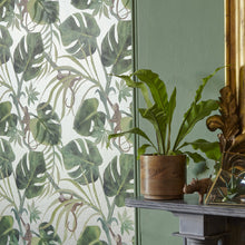 W0083/04 Monkey Business Exotica 2 Natural Wallpaper by Clarke & Clarke