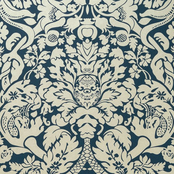 W0088/04 Valentina Colony Wallpaper By Clarke & Clarke