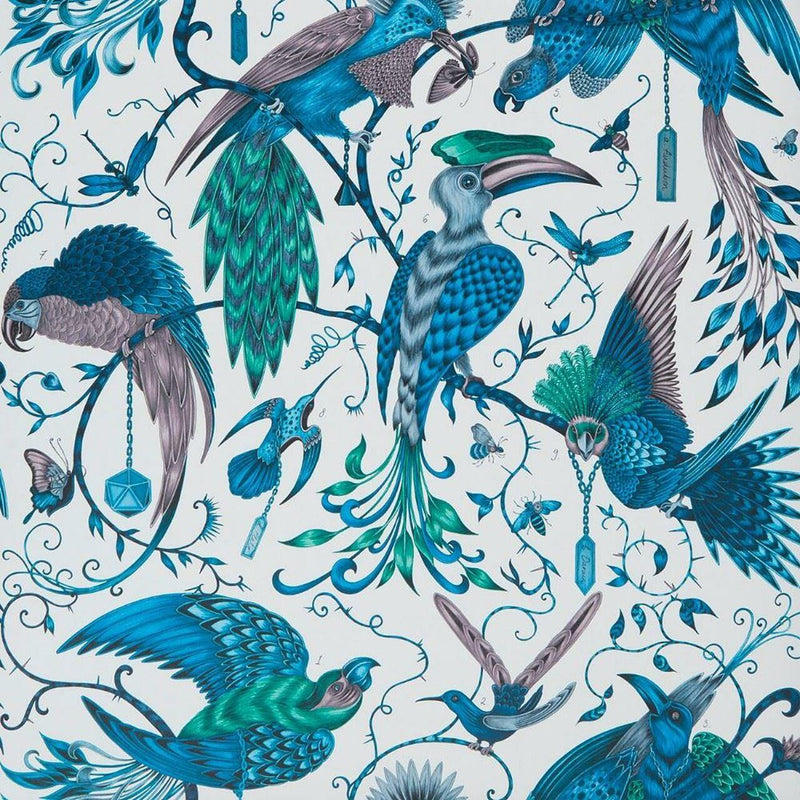 W0099/03 Audubon Animalia Wallpaper By Emma J Shipley Clarke & Clarke