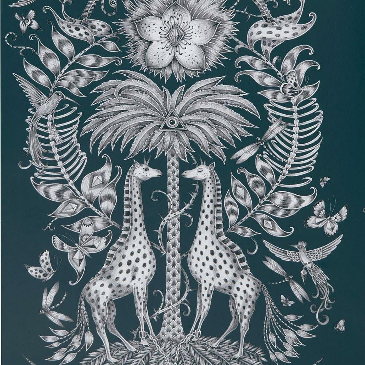 W0102/06 Kruger Animalia Wallpaper By Emma J Shipley Clarke & Clarke