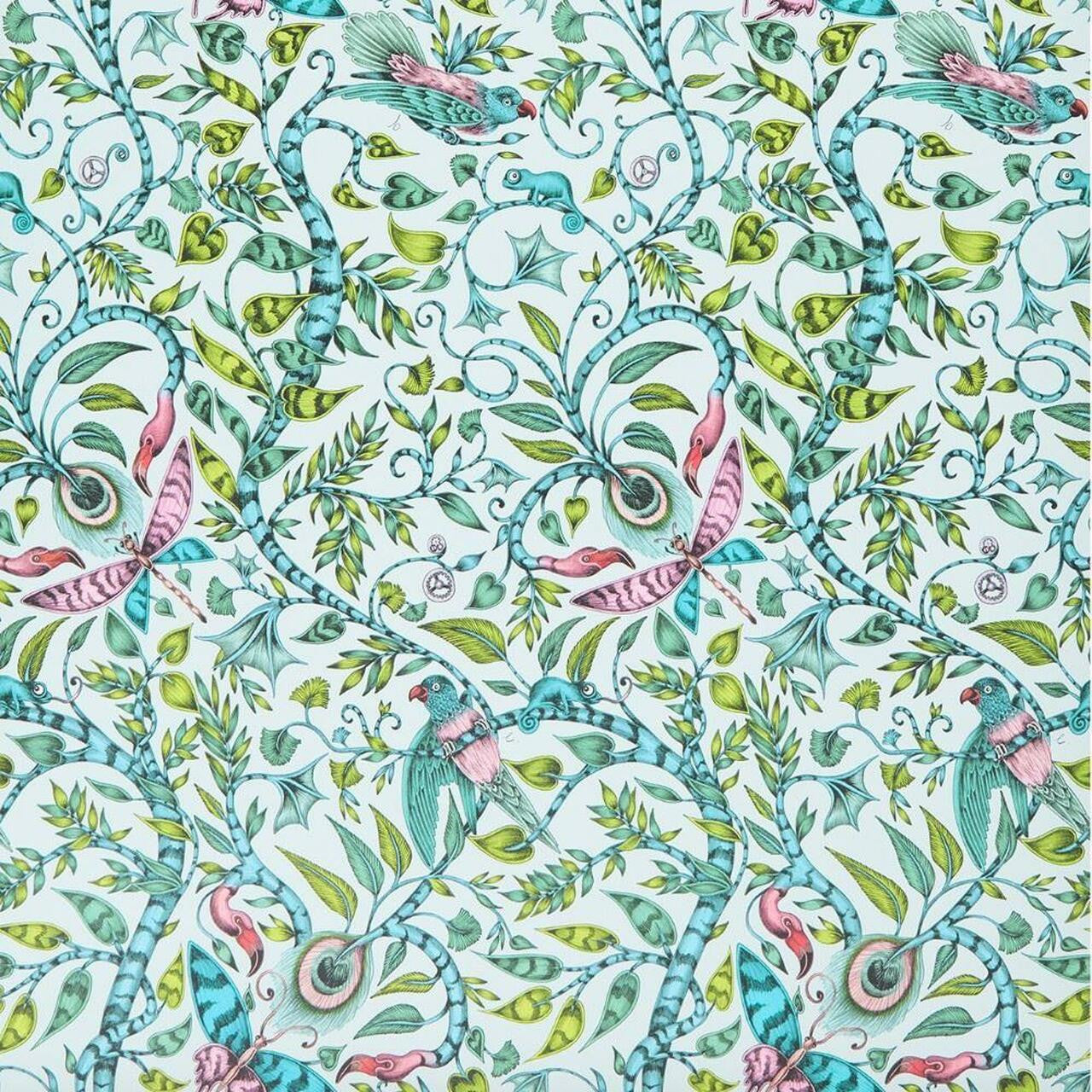 W0104/02 Rousseau Animalia Wallpaper By Emma J Shipley Clarke & Clarke