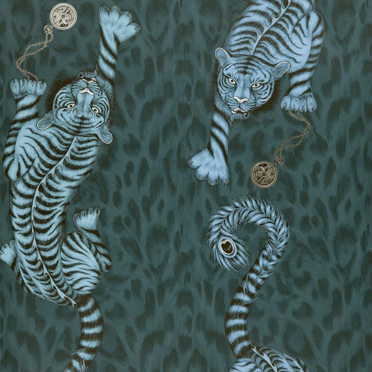 W0105/03 Tigris Animalia Wallpaper By Emma J Shipley Clarke & Clarke