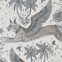 W0118/04 Lynx Wilderie by Emma J Shipley Wallpaper by Clarke & Clarke
