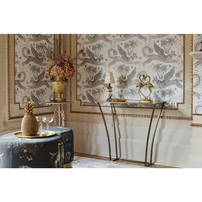 W0118/04 Lynx Wilderie by Emma J Shipley Wallpaper by Clarke & Clarke