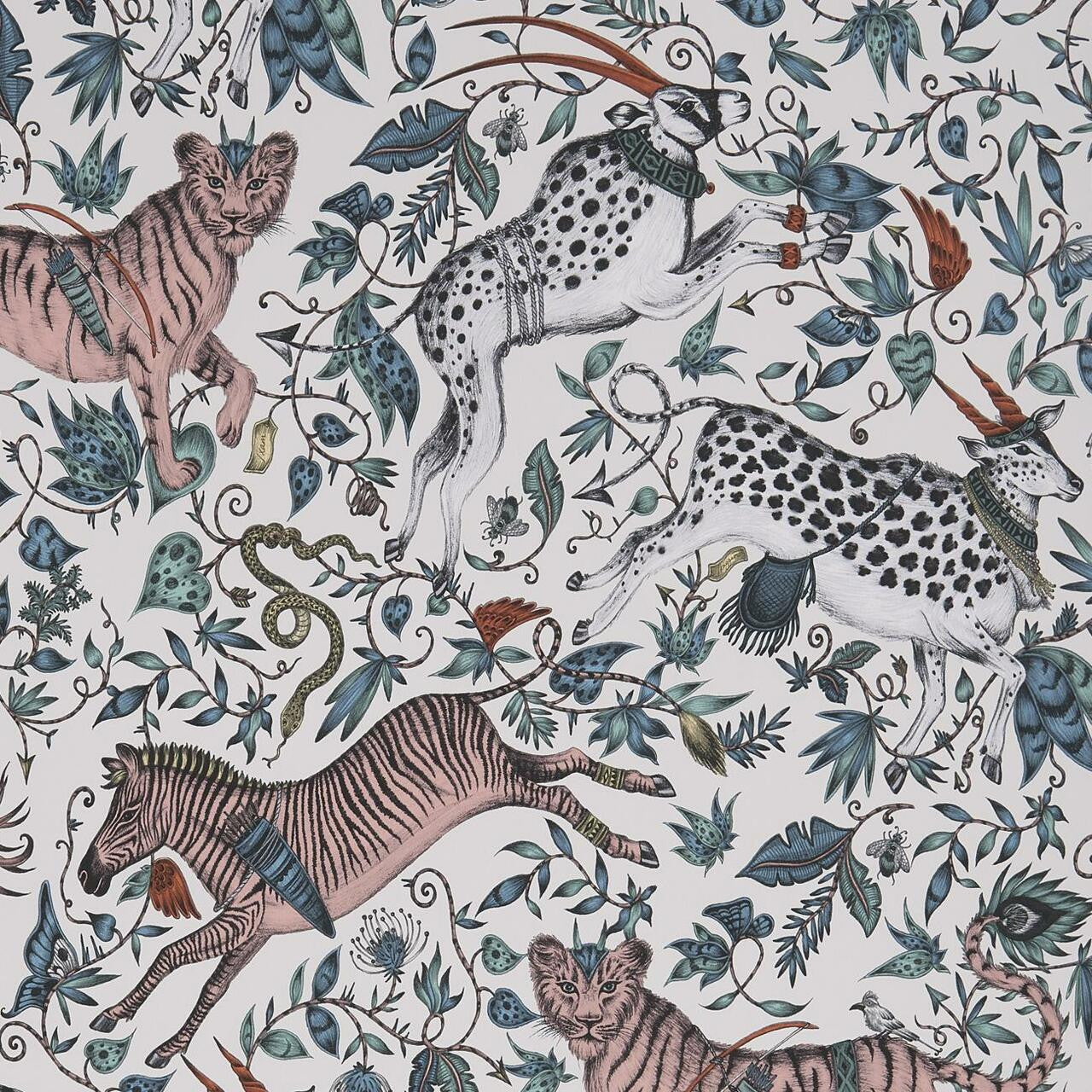 W0119/06 Protea Wilderie by Emma J Shipley Wallpaper by Clarke & Clarke