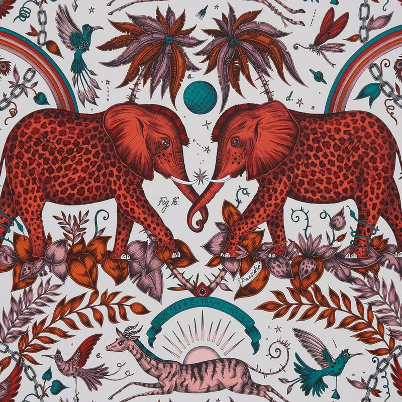 W0121/01 Zambezi Wilderie by Emma J Shipley Wallpaper by Clarke & Clarke