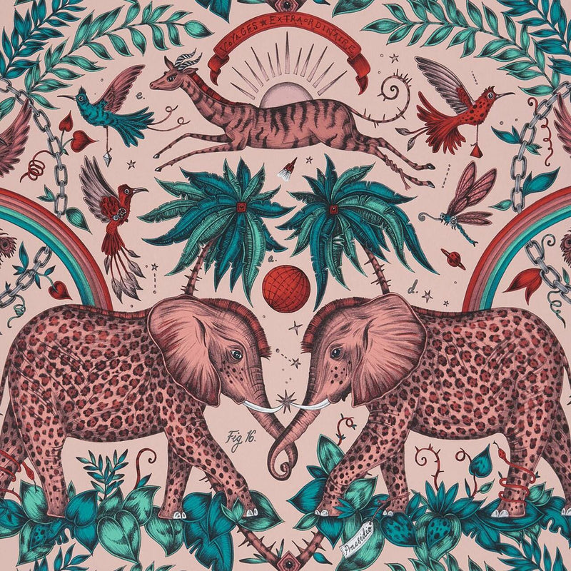 W0121/05 Zambezi Wilderie by Emma J Shipley Wallpaper by Clarke & Clarke