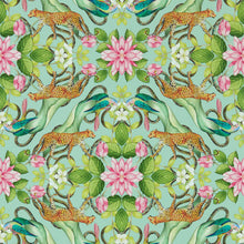 W0131/01 Aqua Menagerie Botanical Wonders Wedgwood Wallpaper by Clarke & Clarke