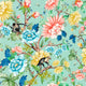 Mineral Sapphire Garden Botanical Wonders Wedgwood Wallpaper by Clarke & Clarke