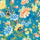 Sapphire Garden Botanical Wonders Wedgwood Wallpaper by Clarke & Clarke