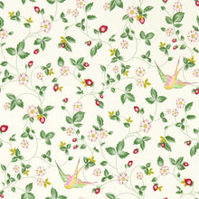 W0135/03 Ivory Wild Strawberry Botanical Wonders Wedgwood Wallpaper by Clarke & Clarke