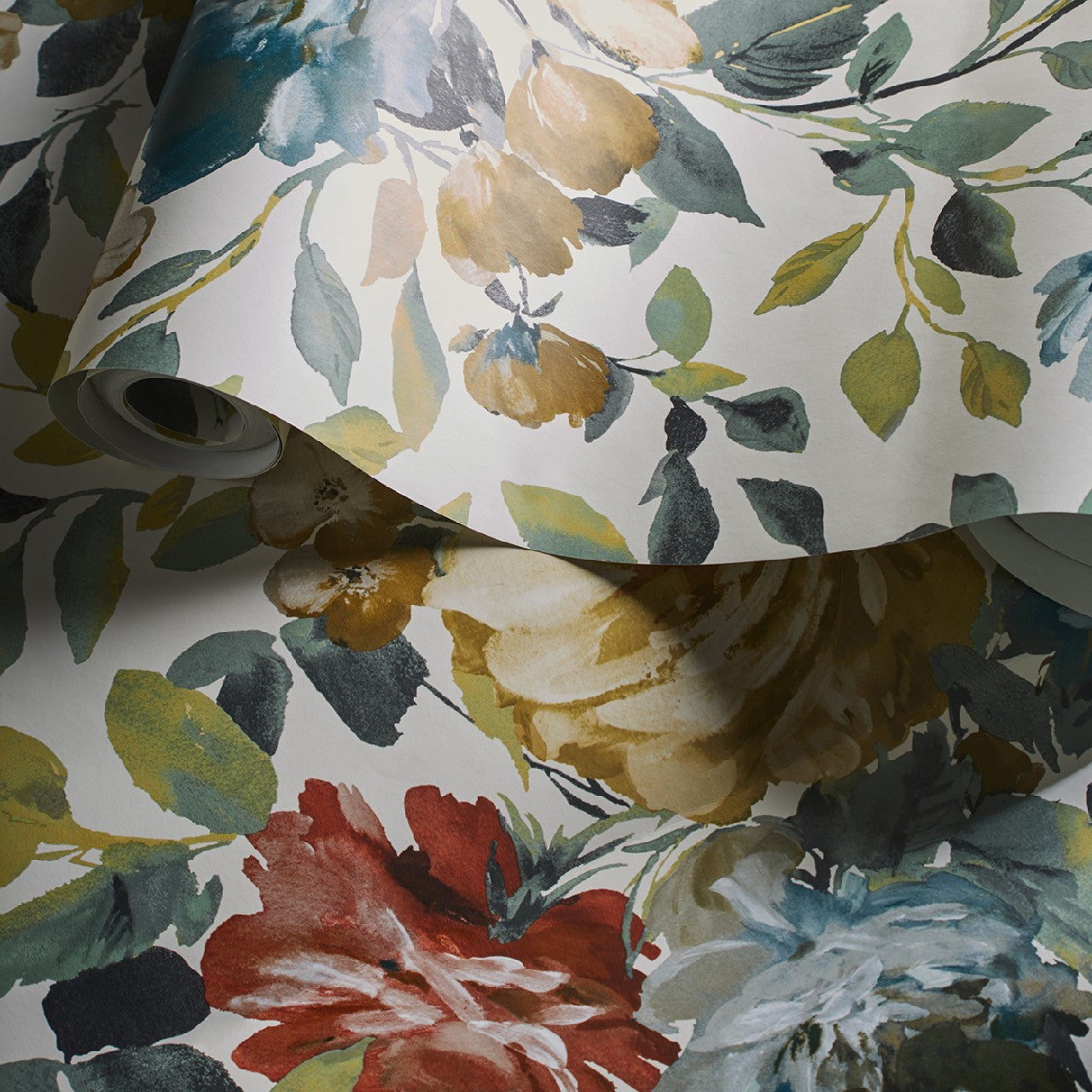 W0139/02 Bloom Exotica 2 Antique Wallpaper by Clarke & Clarke