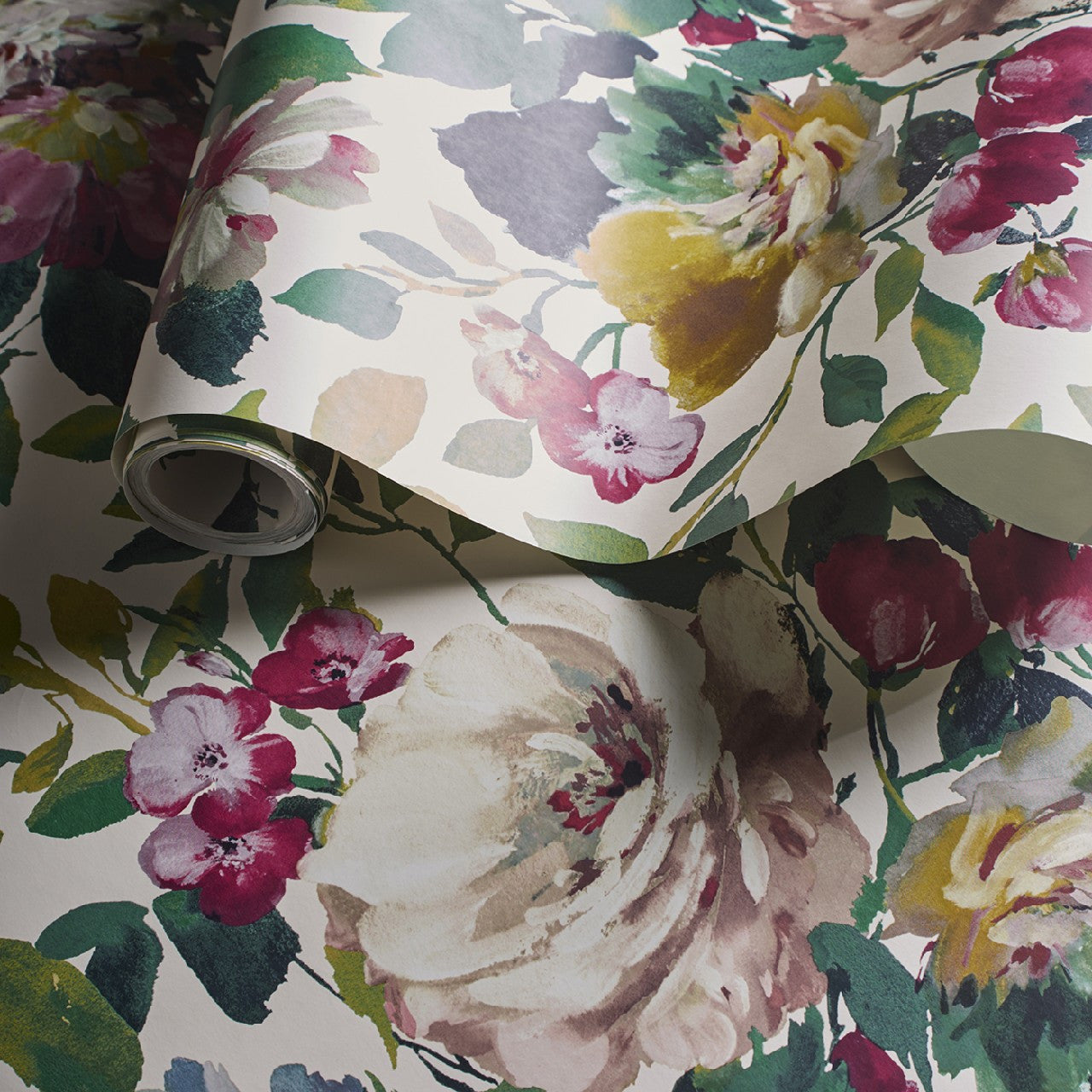 W0139/03 Bloom Exotica 2 Fuchsia Wallpaper by Clarke & Clarke