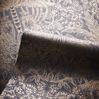 W0141/01 Leopardo Exotica 2 Antique/Noir Wallpaper by Clarke & Clarke
