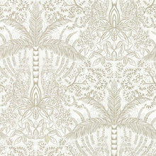 W0141/03 Leopardo Exotica 2 Gold/Ivory Wallpaper by Clarke & Clarke