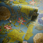 W0143/01 Passiflora Exotica 2 Chambray Wallpaper by Clarke & Clarke