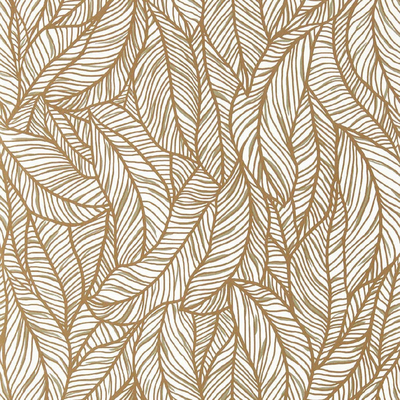 W0144/01 Selva Exotica 2 Bronze/Ivory Wallpaper by Clarke & Clarke