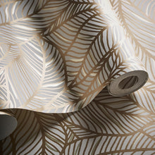 W0144/01 Selva Exotica 2 Bronze/Ivory Wallpaper by Clarke & Clarke