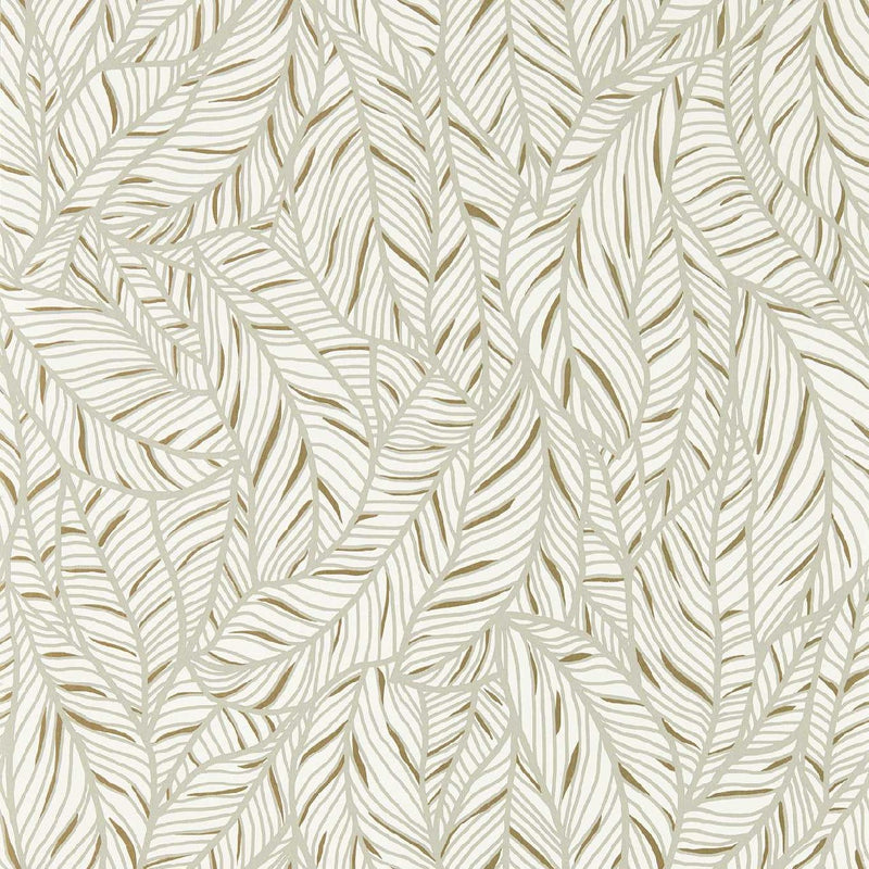 W0144/03 Selva Exotica 2 Linen/Champagne Wallpaper by Clarke & Clarke