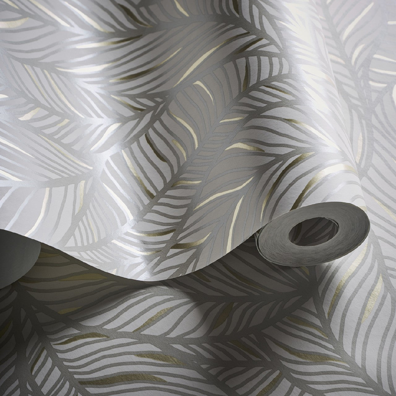 W0144/03 Selva Exotica 2 Linen/Champagne Wallpaper by Clarke & Clarke