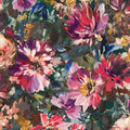 Tahiti Exotica 2 Amethyst/Emerald Wallpaper by Clarke & Clarke
