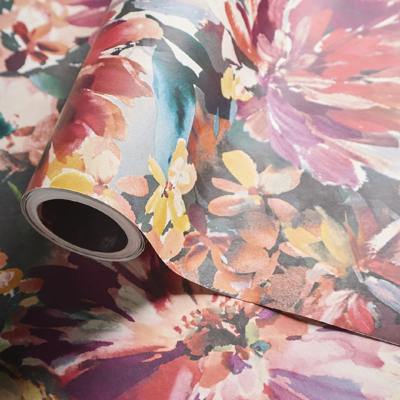 W0145/02 Tahiti Exotica 2 Fuchsia Wallpaper by Clarke & Clarke