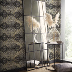 W0147/01 Aqueous Fusion Charcoal Wallpaper by Clarke & Clarke