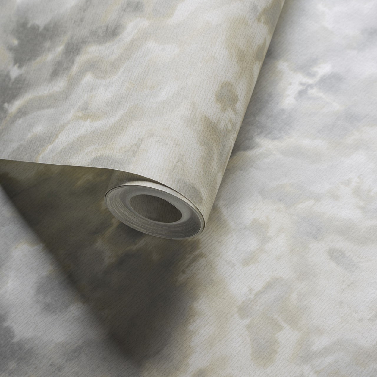 W0147/03 Aqueous Fusion Natural Wallpaper by Clarke & Clarke