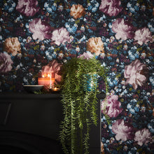 W0148/01 Camile Fusion Midnight Wallpaper by Clarke & Clarke