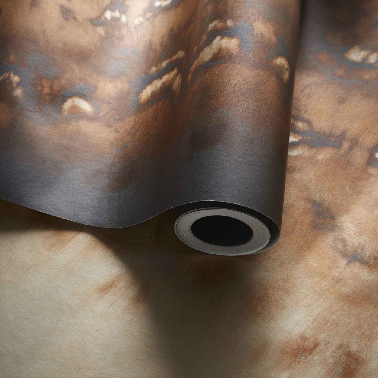 W0149/01 Disperse Fusion Bronze Wallpaper by Clarke & Clarke
