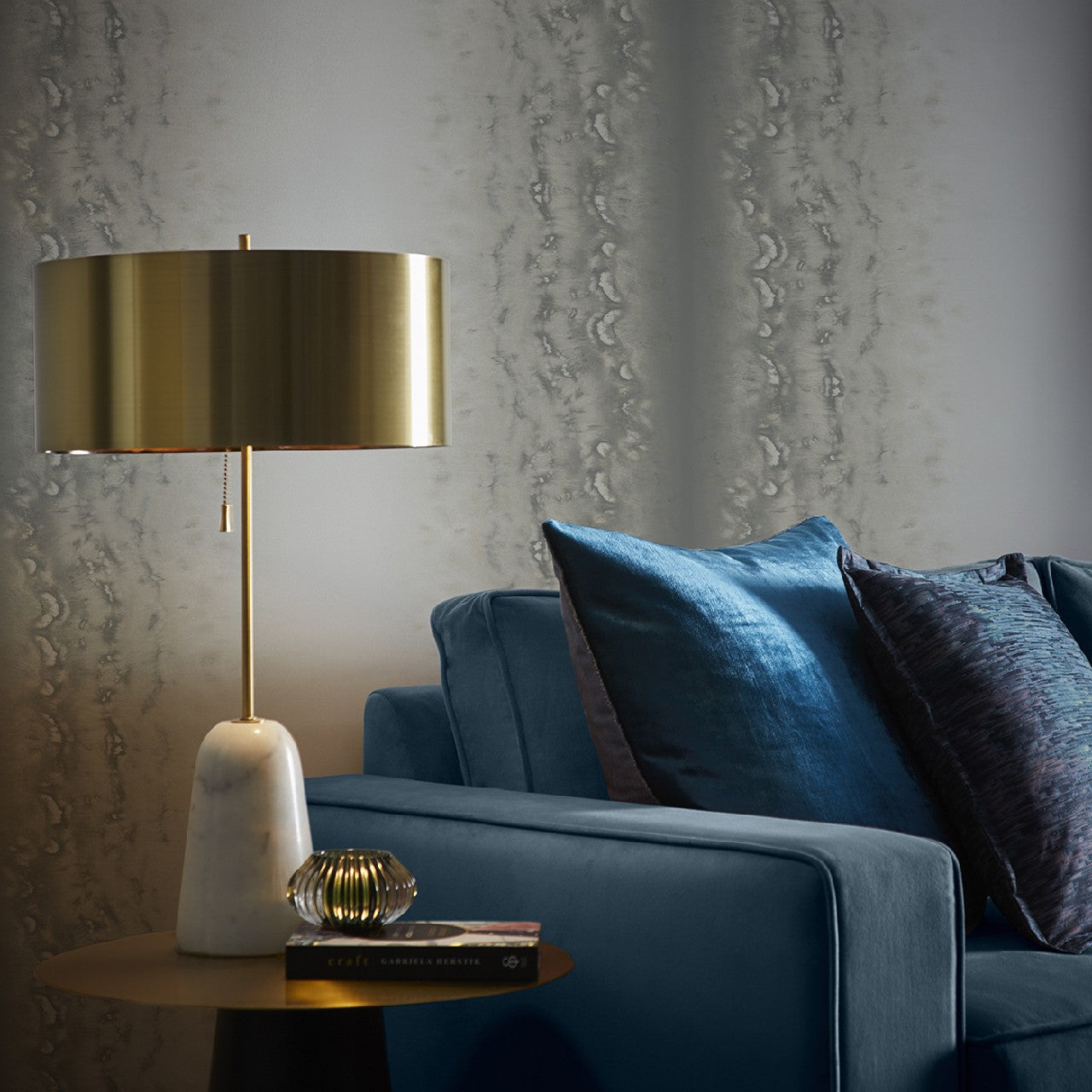 W0149/02 Disperse Fusion Pearl Wallpaper by Clarke & Clarke