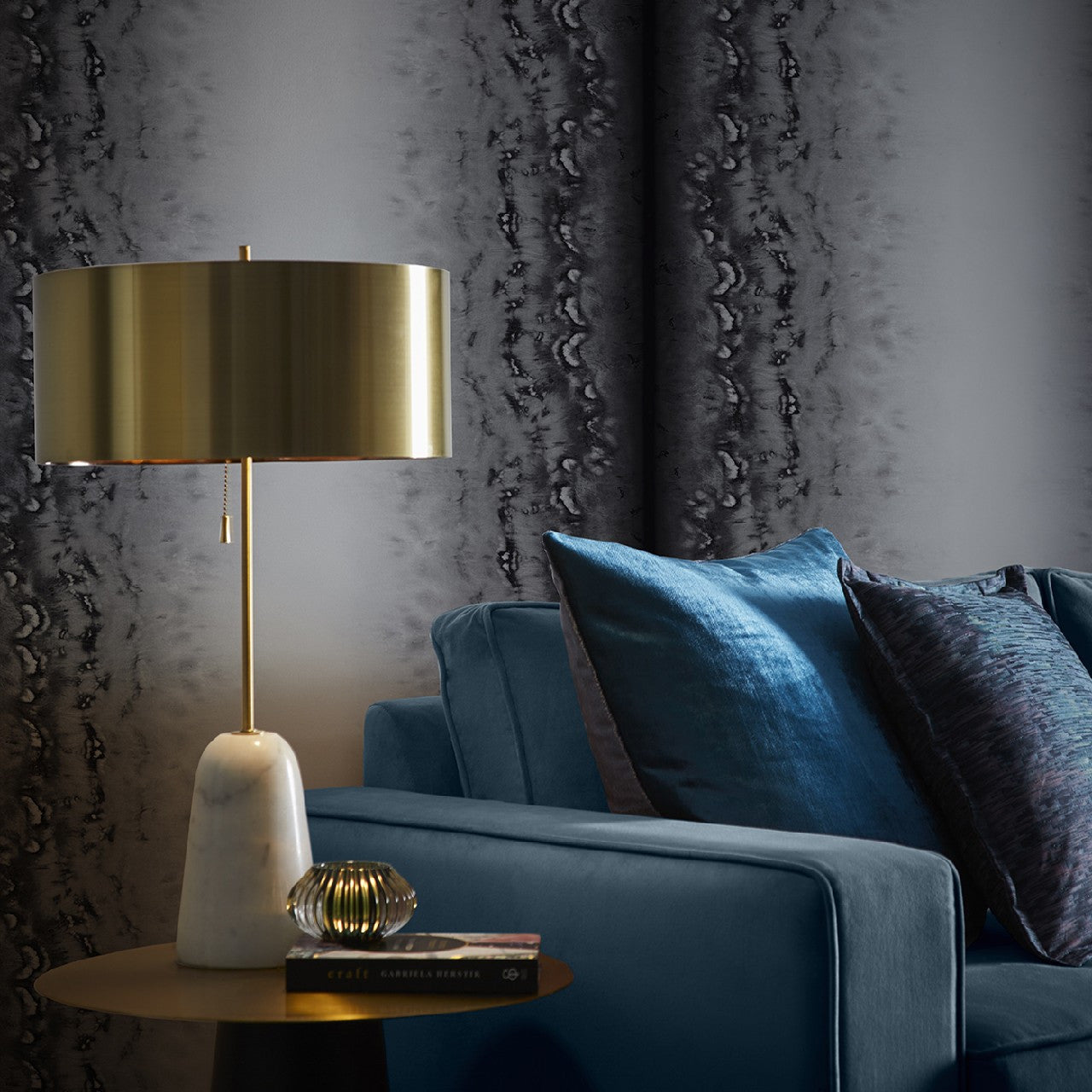 W0149/03 Disperse Fusion Silver Wallpaper by Clarke & Clarke