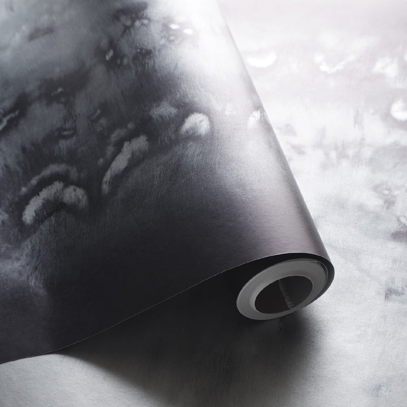 W0149/03 Disperse Fusion Silver Wallpaper by Clarke & Clarke