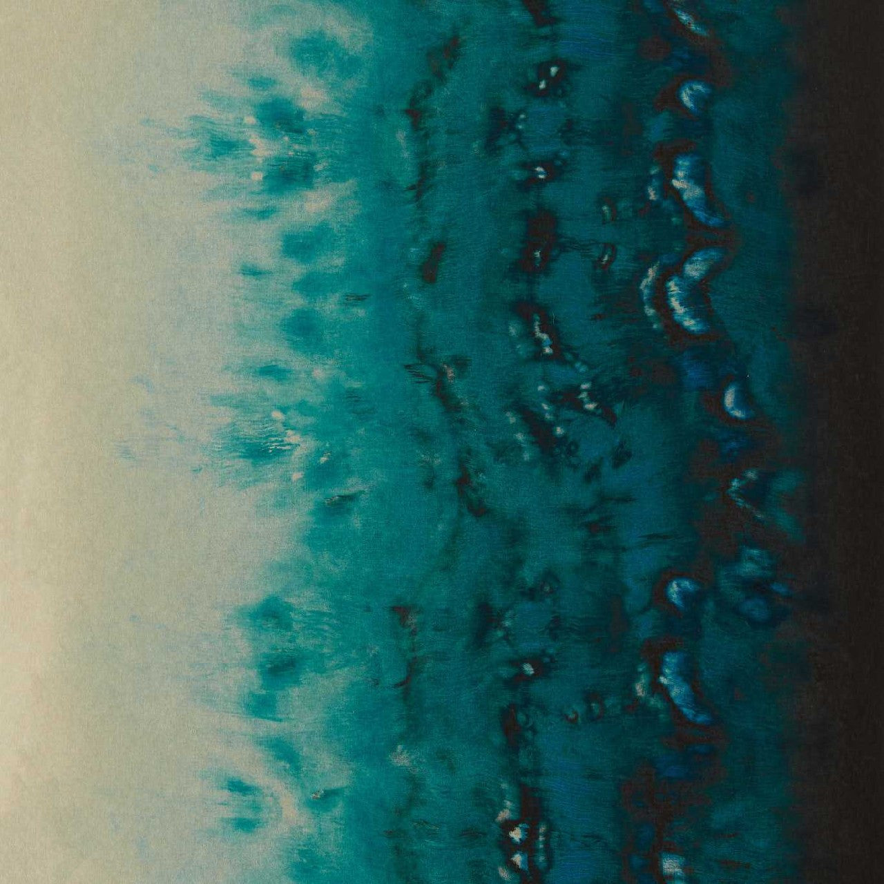 W0149/04 Disperse Fusion Teal Wallpaper by Clarke & Clarke