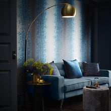 W0149/04 Disperse Fusion Teal Wallpaper by Clarke & Clarke