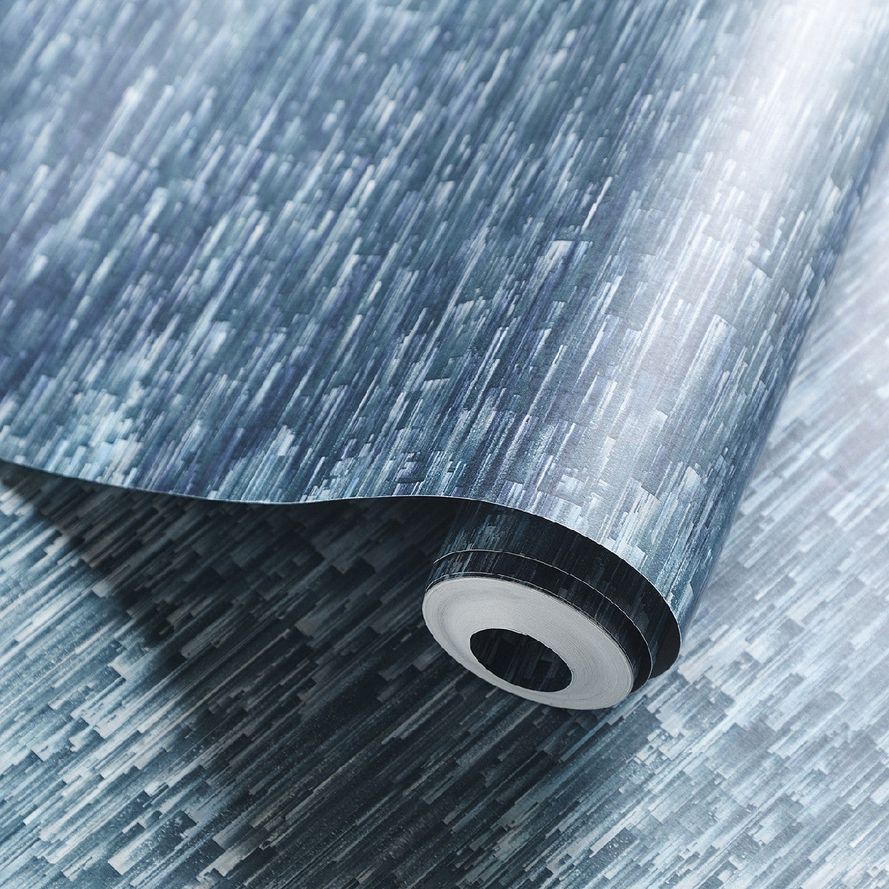 W0153/01 Ombre Fusion Denim Wallpaper by Clarke & Clarke