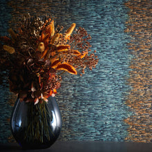 W0153/03 Ombre Fusion Teal/Spice Wallpaper by Clarke & Clarke