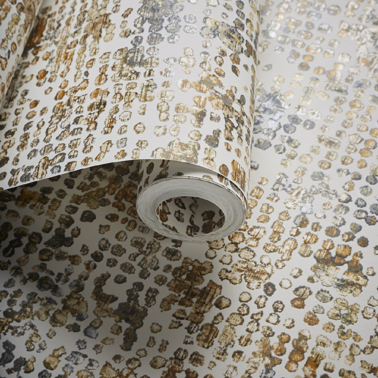 W0154/02 Scintilla Fusion Ochre Wallpaper by Clarke & Clarke