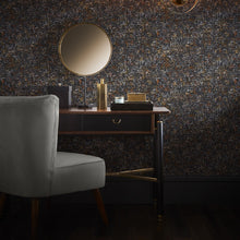 W0154/03 Scintilla Fusion Spice/Dusk Wallpaper by Clarke & Clarke