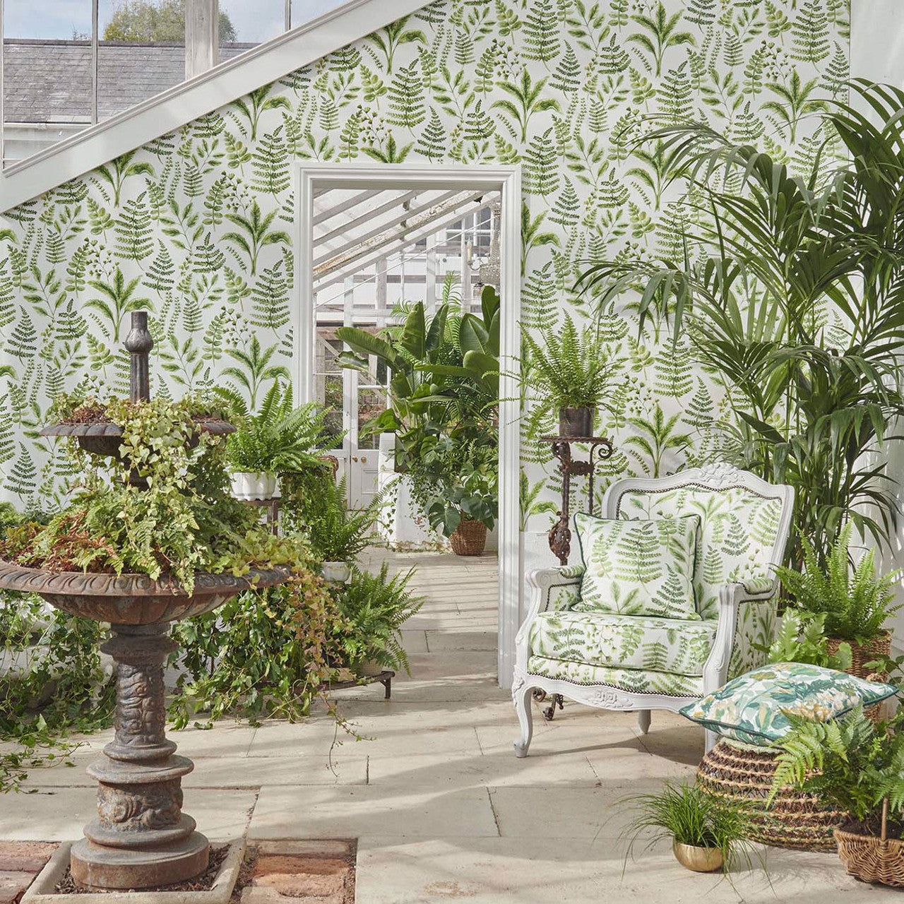 W0156/02 Bracken Marianne Forest Wallpaper by Clarke & Clarke