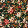 Lilum Marianne Russet and Noir Wallpaper by Clarke & Clarke