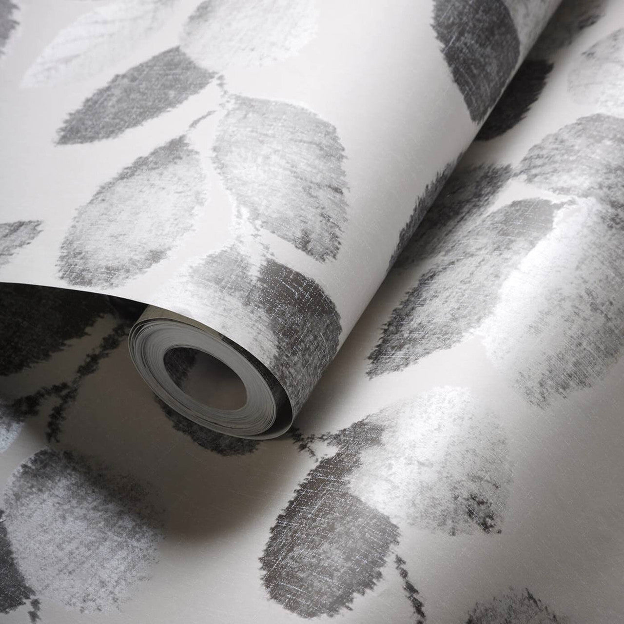 W0159/01 Northia Marianne Charcoal Wallpaper by Clarke & Clarke