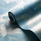 W0163/03 Astratto Lusso Midnight Wallpaper by Clarke & Clarke