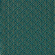 Chrysler Lusso Teal Wallpaper by Clarke & Clarke