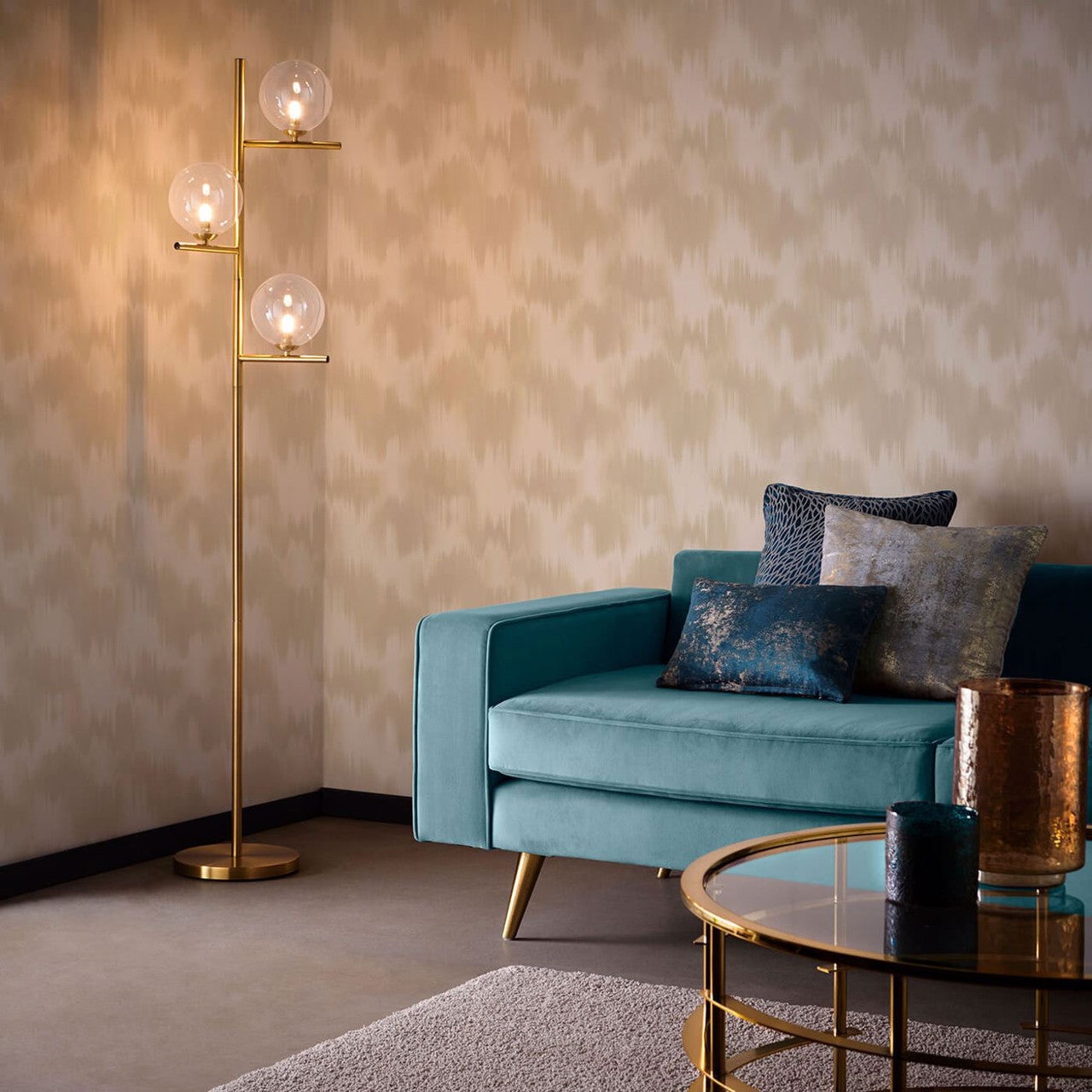 W0165/01 Colorante Lusso Linen Wallpaper by Clarke & Clarke