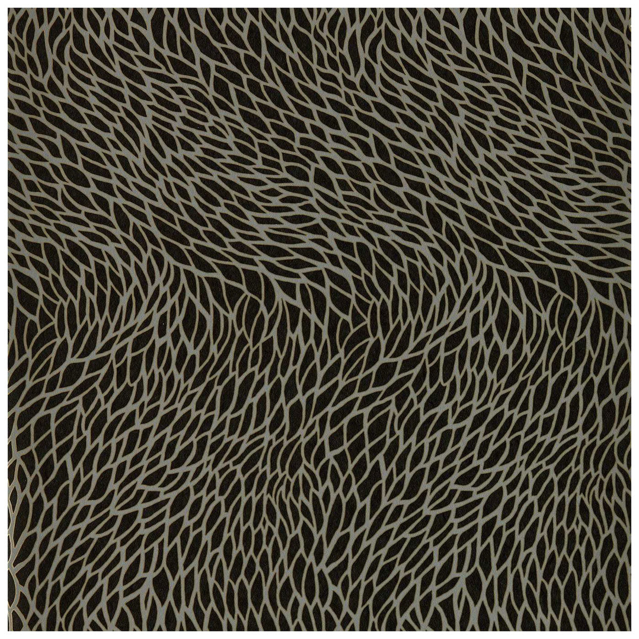 W0166/02 Corallino Lusso Noir Wallpaper by Clarke & Clarke