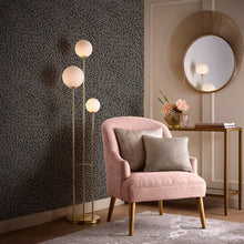 W0166/02 Corallino Lusso Noir Wallpaper by Clarke & Clarke