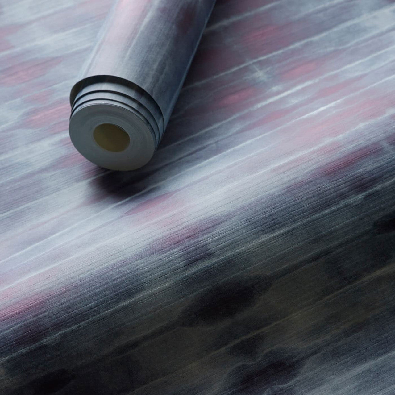 W0167/02 Etera Lusso Midnight Wallpaper by Clarke & Clarke