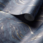 W0168/03 Lavico Lusso Midnight Wallpaper by Clarke & Clarke